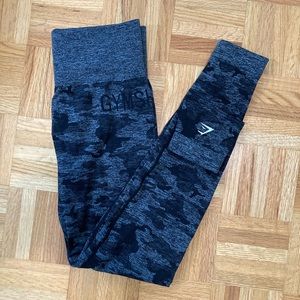 Gymshark Black Camo Leggings